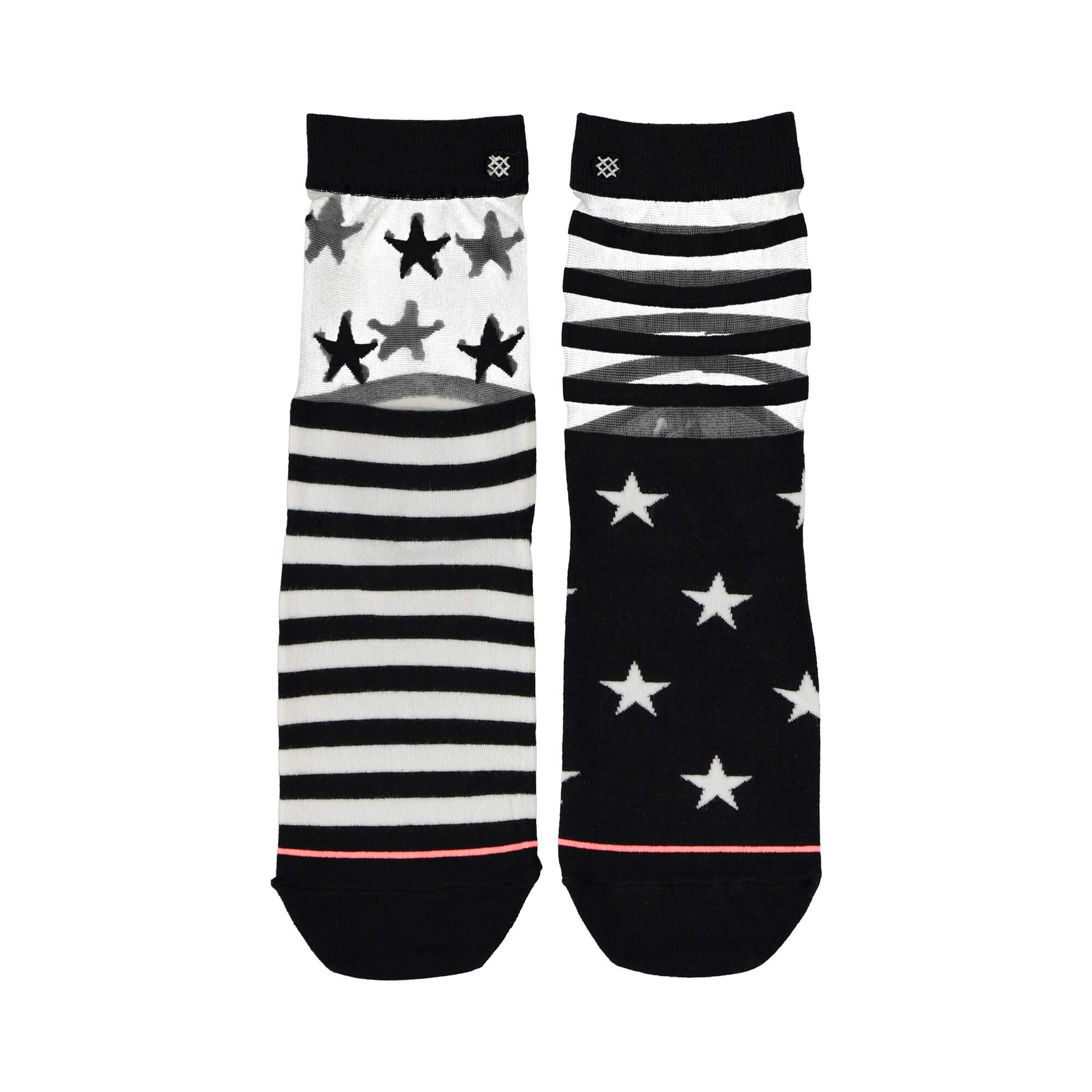 Stance Gothıc Star Kadın Siyah Çorap
