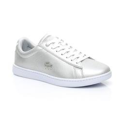 Lacoste Carnaby Evo Kadın Gümüş Sneaker