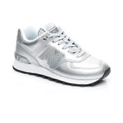 New Balance 576 Glitter Punk Kadın Gümüş Sneaker