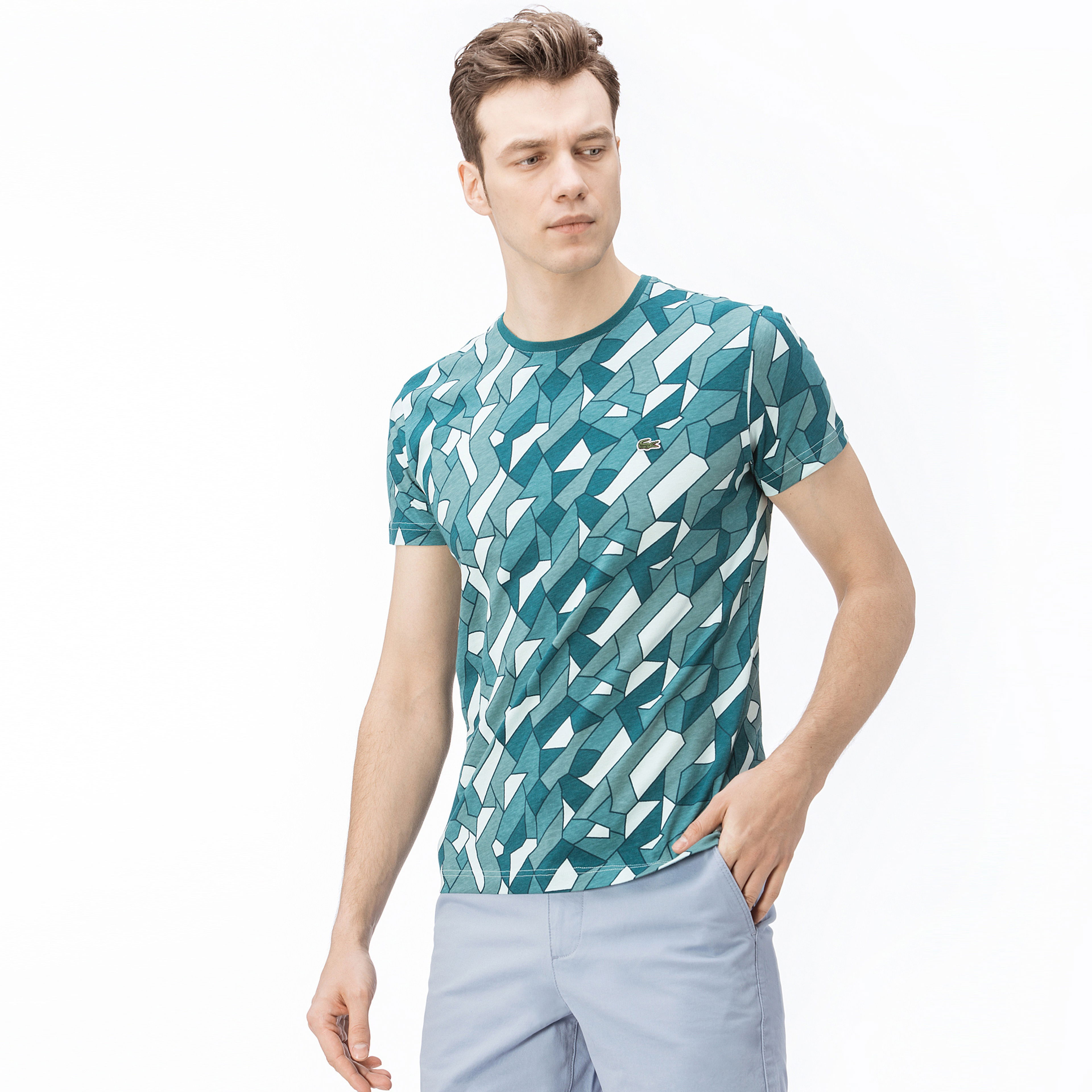 Lacoste Erkek Mavi T-Shirt