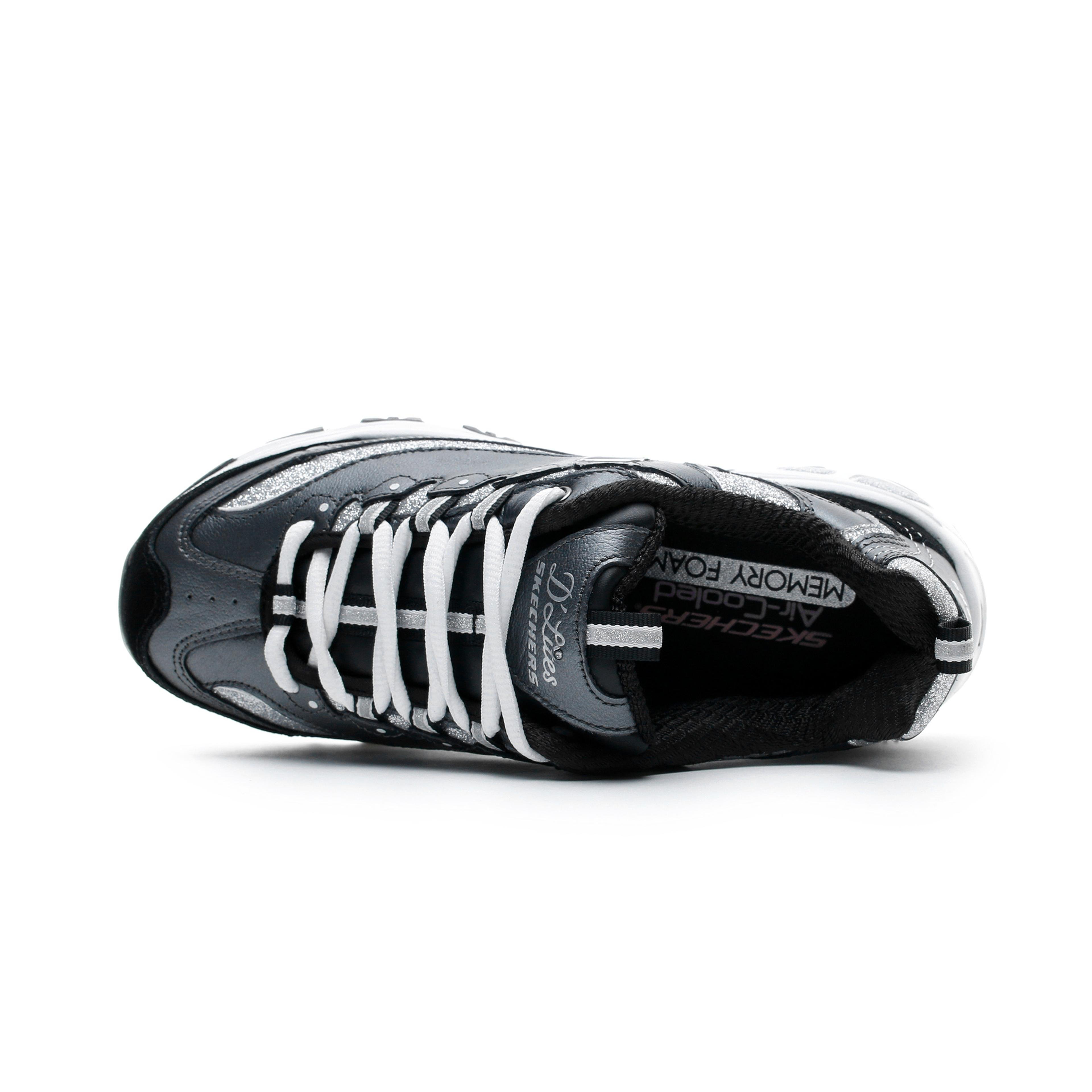 Skechers D'Lites-Glimmer Eve Gri Kadın Spor Ayakkabı