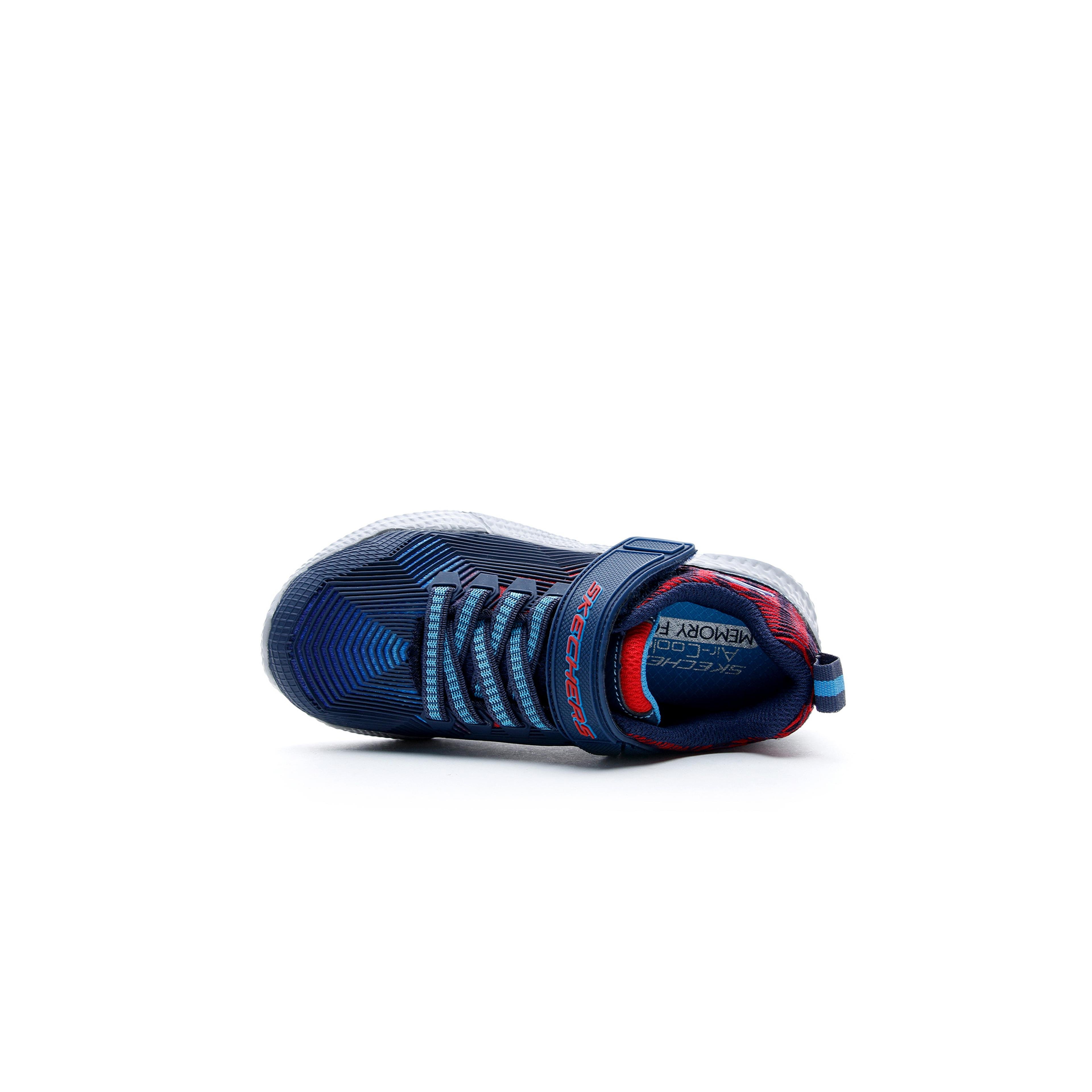 Skechers Intersectors - Protofuel Erkek Çocuk Lacivert-Kırmızı Spor Ayakkabı