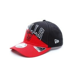 New Era Chicago Bulls Split Stretch Unisex Siyah-Kırmızı Şapka