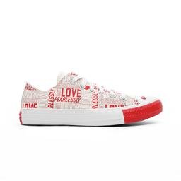 Converse Love Fearlessly Chuck Taylor All Star Kadın Kırmızı Sneaker