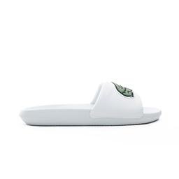 Lacoste Croco Slide Erkek Beyaz - Yeşil Terlik