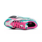 Puma RS-X³ Plastic Kadın Yeşil-Pembe Spor Ayakkabı