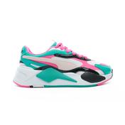 Puma RS-X³ Plastic Kadın Yeşil-Pembe Spor Ayakkabı