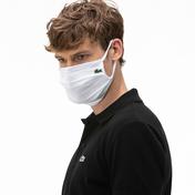 Lacoste Pamuklu Yıkanabilir Unisex Beyaz Maske