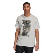adidas Camo Tongue Erkek Gri T-Shirt
