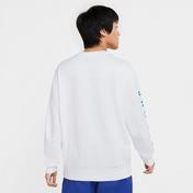 Nike Sportswear Swoosh Erkek Beyaz Sweatshirt