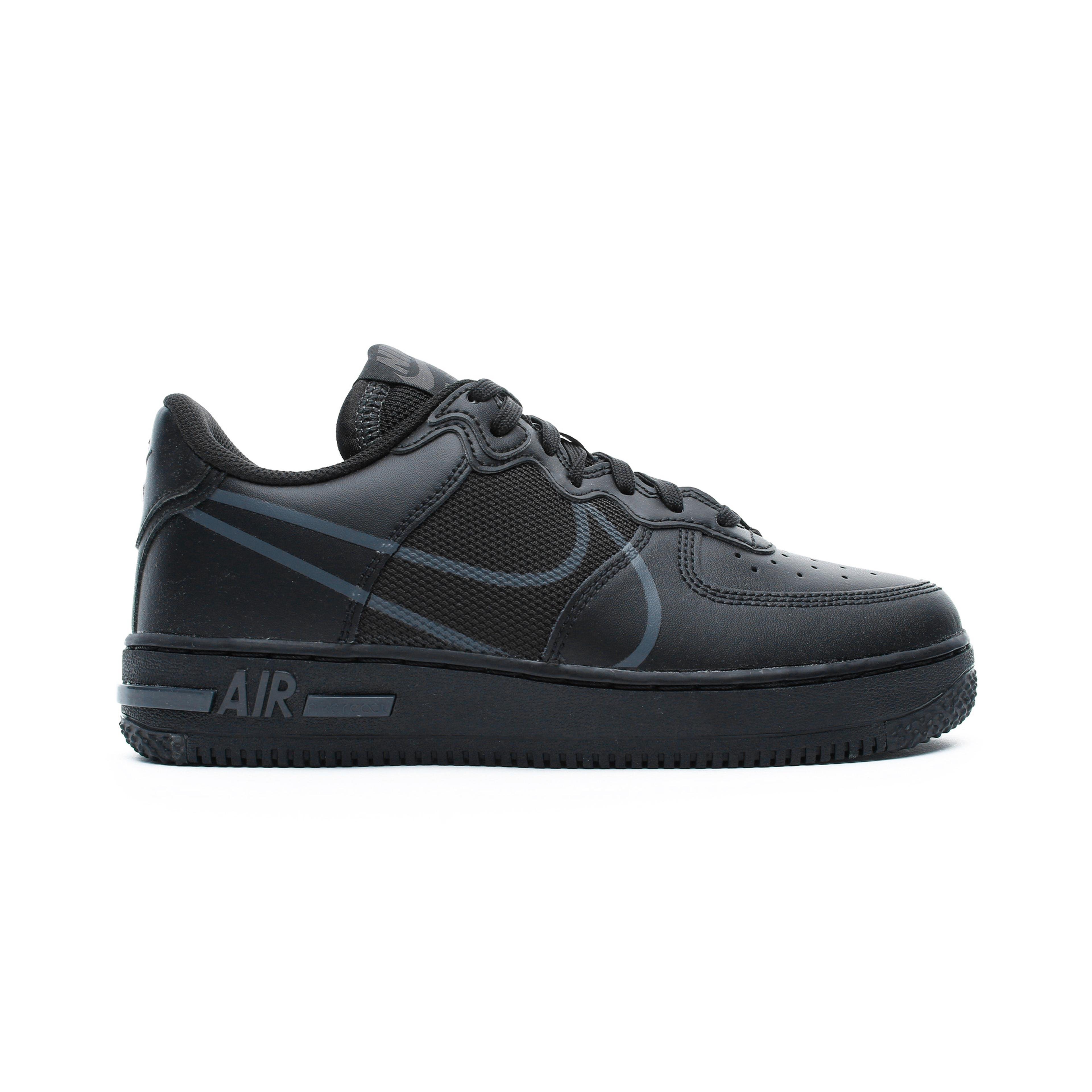 Nike Air Force 1 React Kadın Siyah Spor Ayakkabı