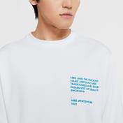 Nike Sportswear Swoosh Erkek Beyaz Sweatshirt