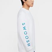 Nike Sportswear Swoosh Erkek Beyaz Sweatshirt