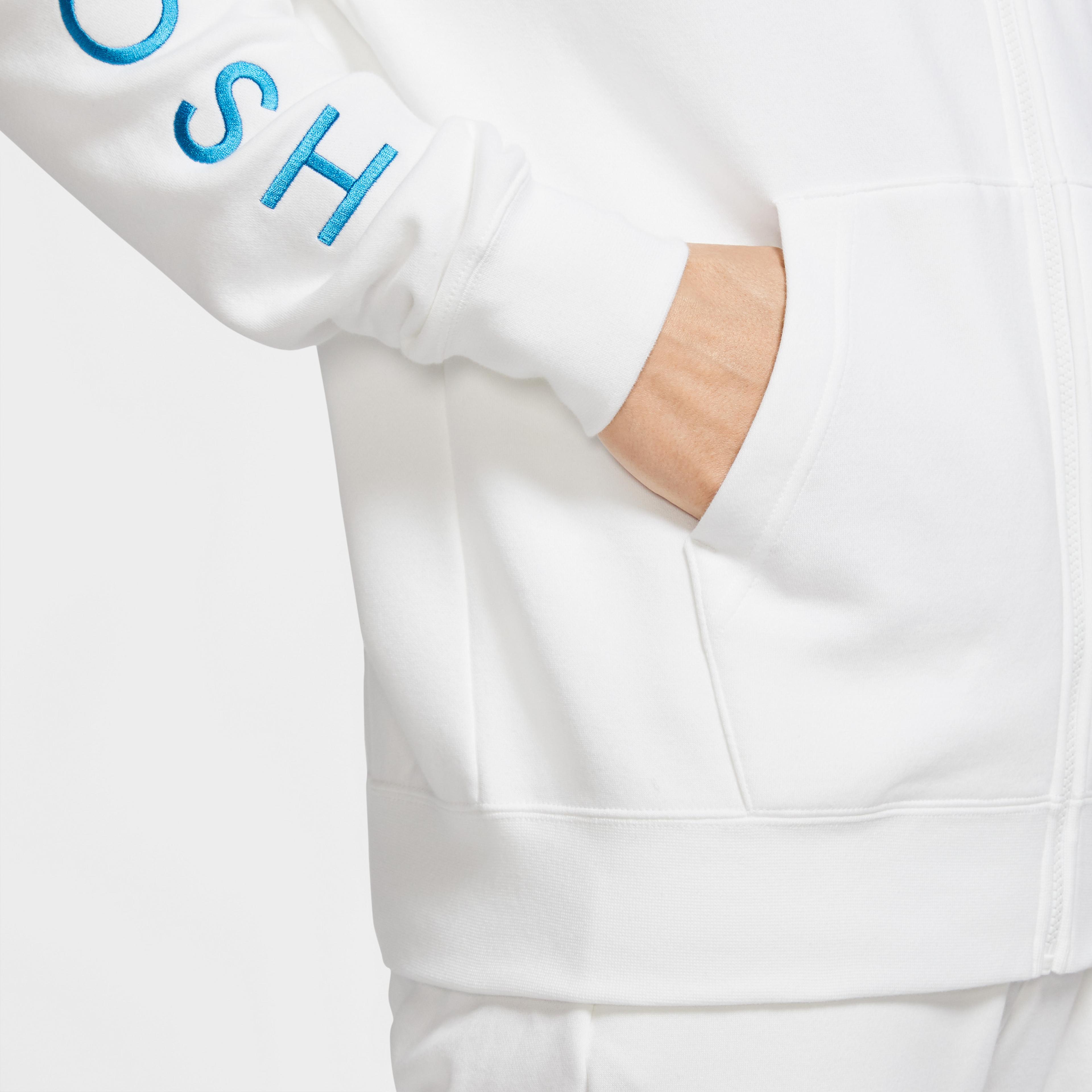 Nike Sportswear Swoosh Erkek Beyaz Sweatshirt