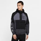 Nike Sportswear Swoosh Dokuma Siyah Erkek Ceket
