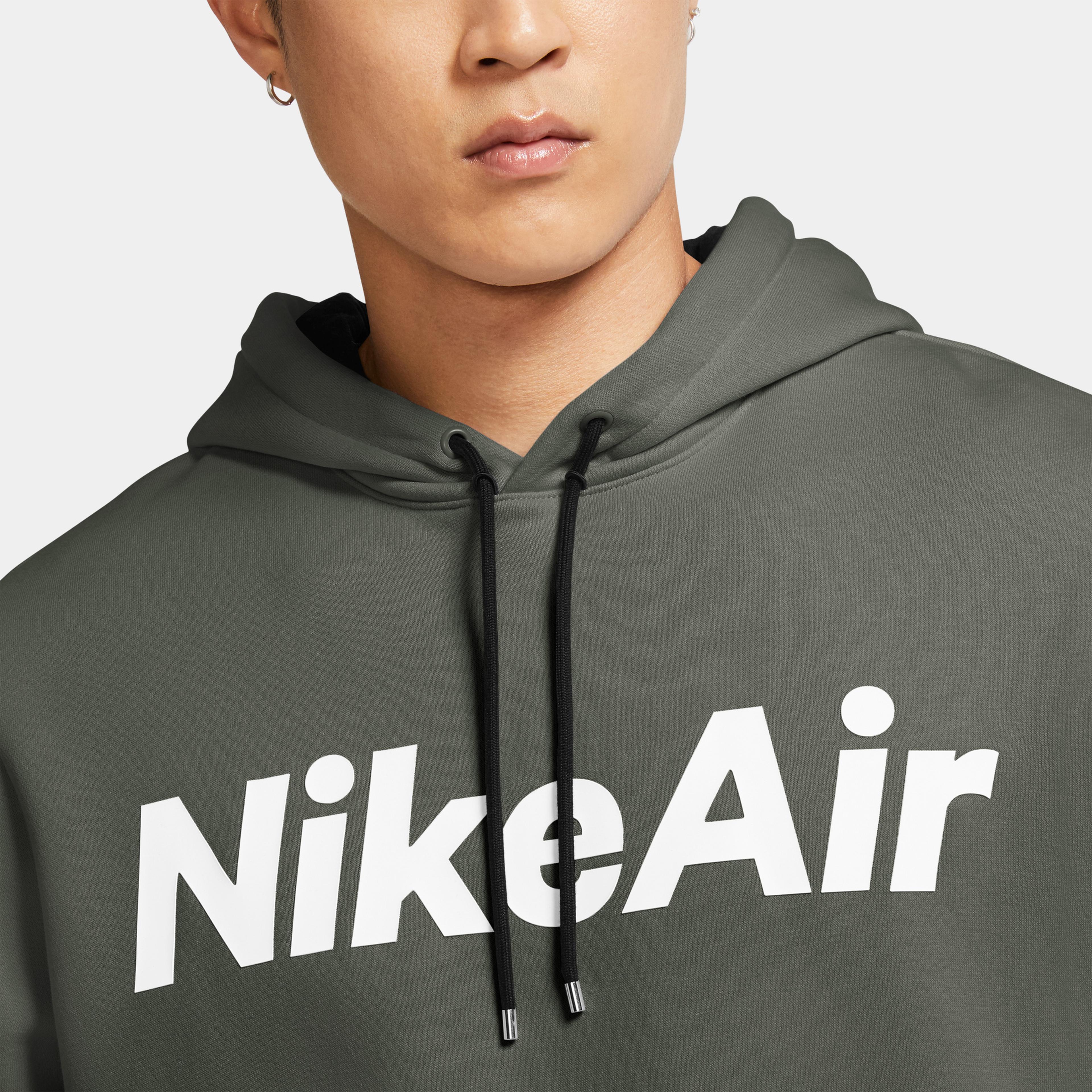 Nike Air Erkek Yeşil Kapüşonlu Sweatshirt