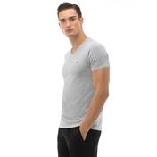 Lacoste Erkek V Yaka Gri T-Shirt