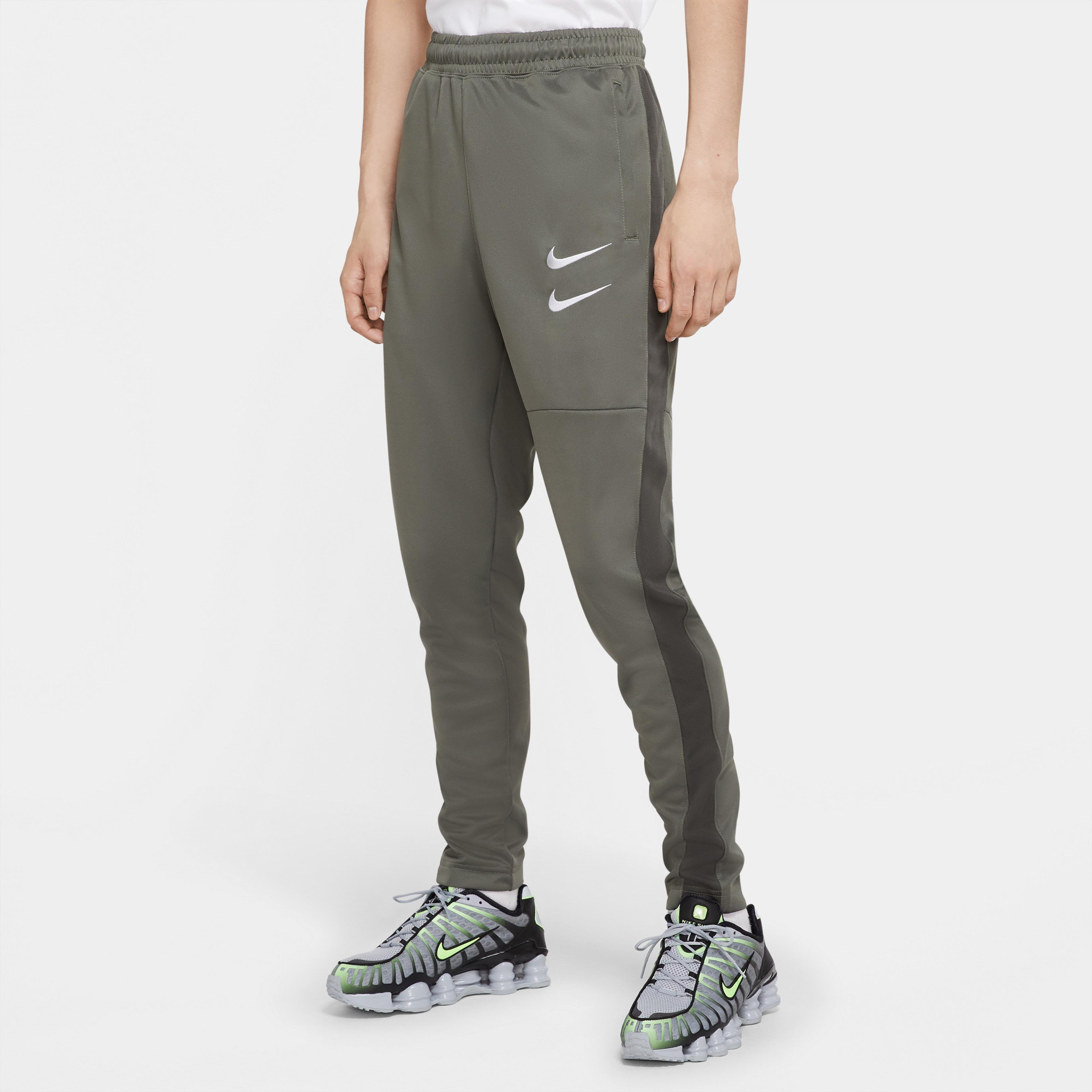 Nike Sportswear Swoosh Siyah Yeşil Eşofman Altı