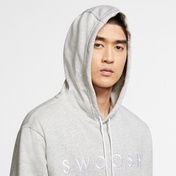 Nike Sportswear Swoosh Erkek Gri Sweatshirt