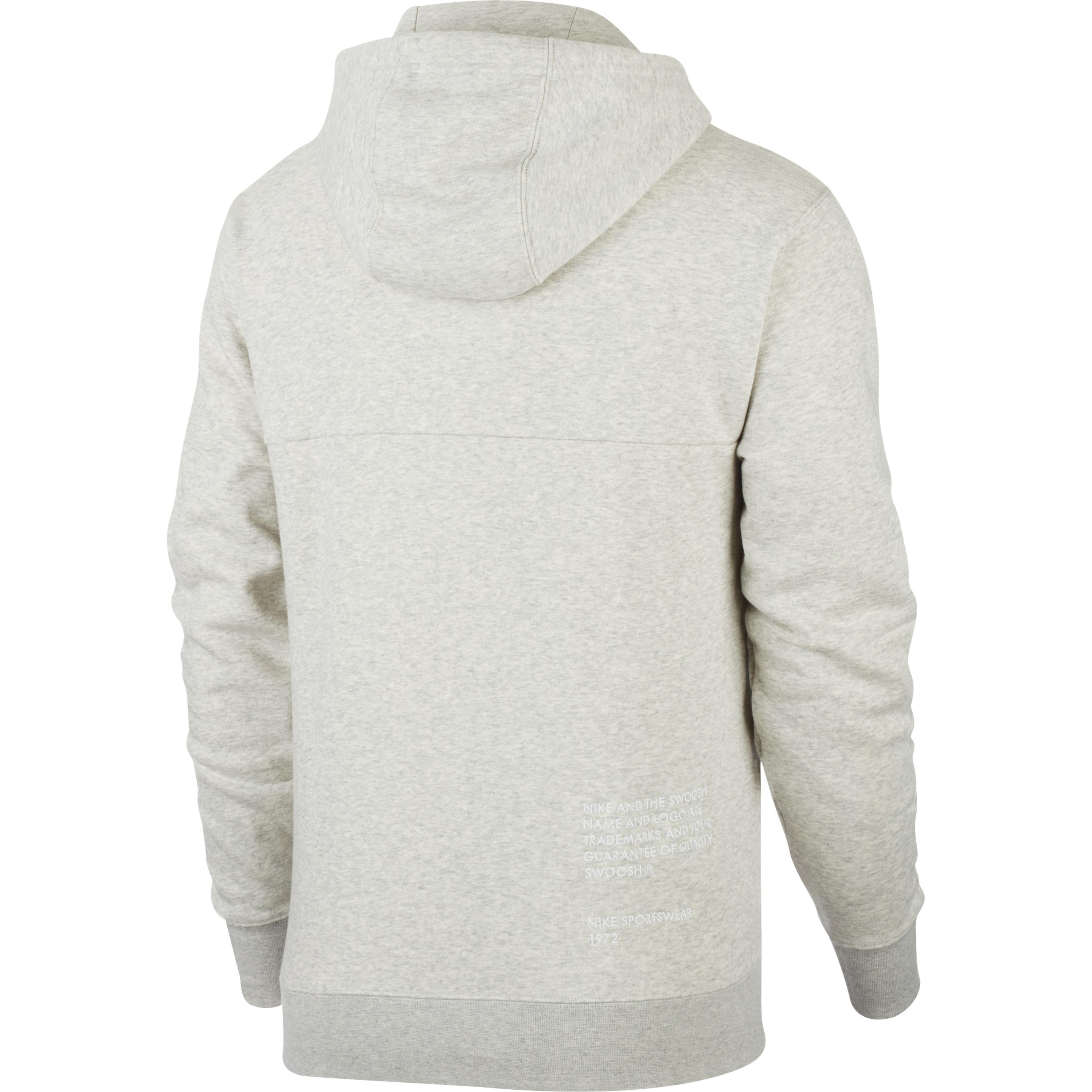 Nike Sportswear Swoosh Erkek Gri Sweatshirt