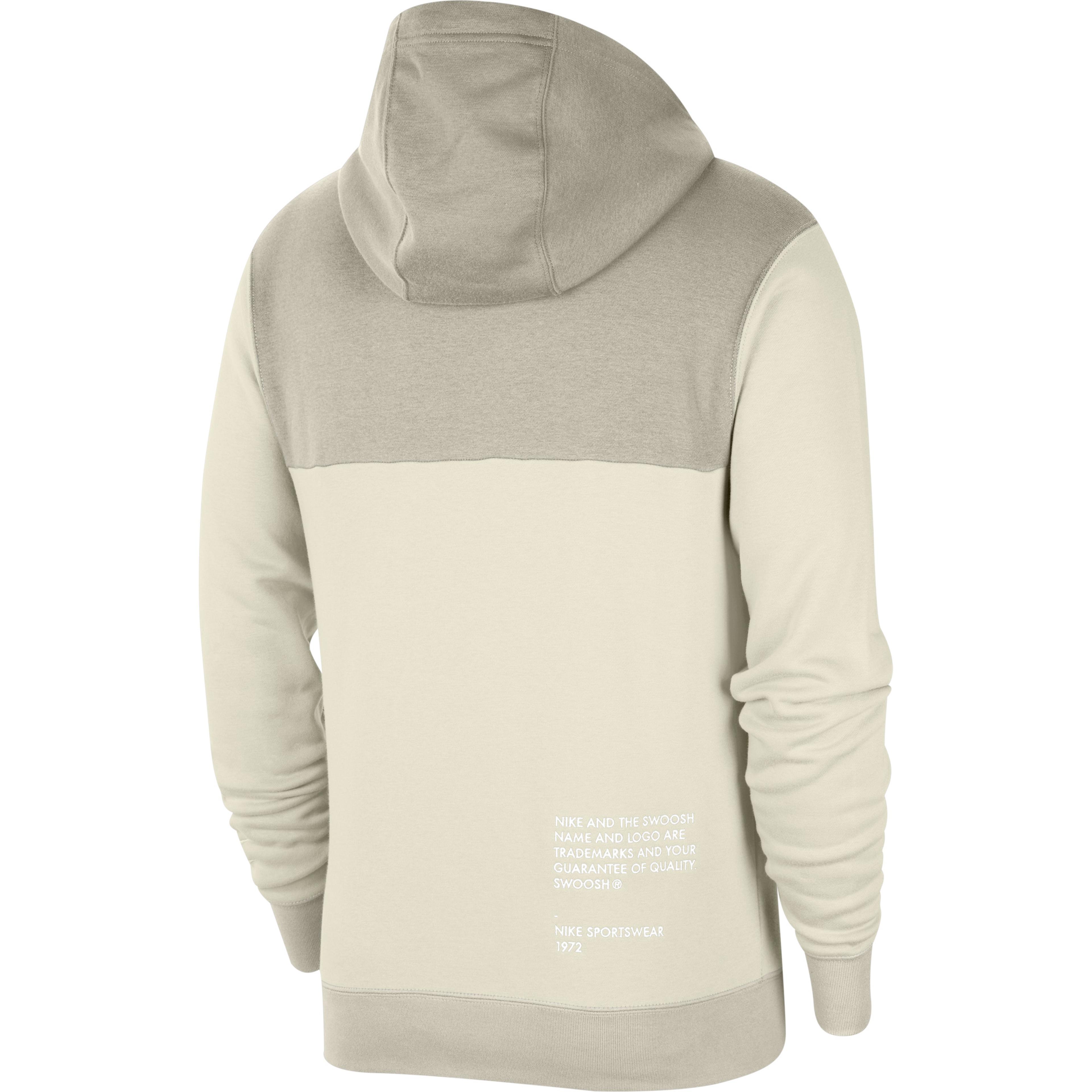 Nike Sportswear Swoosh Erkek Krem Sweatshirt