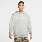 Nike Sportswear Swoosh Erkek Gri Sweatshirt