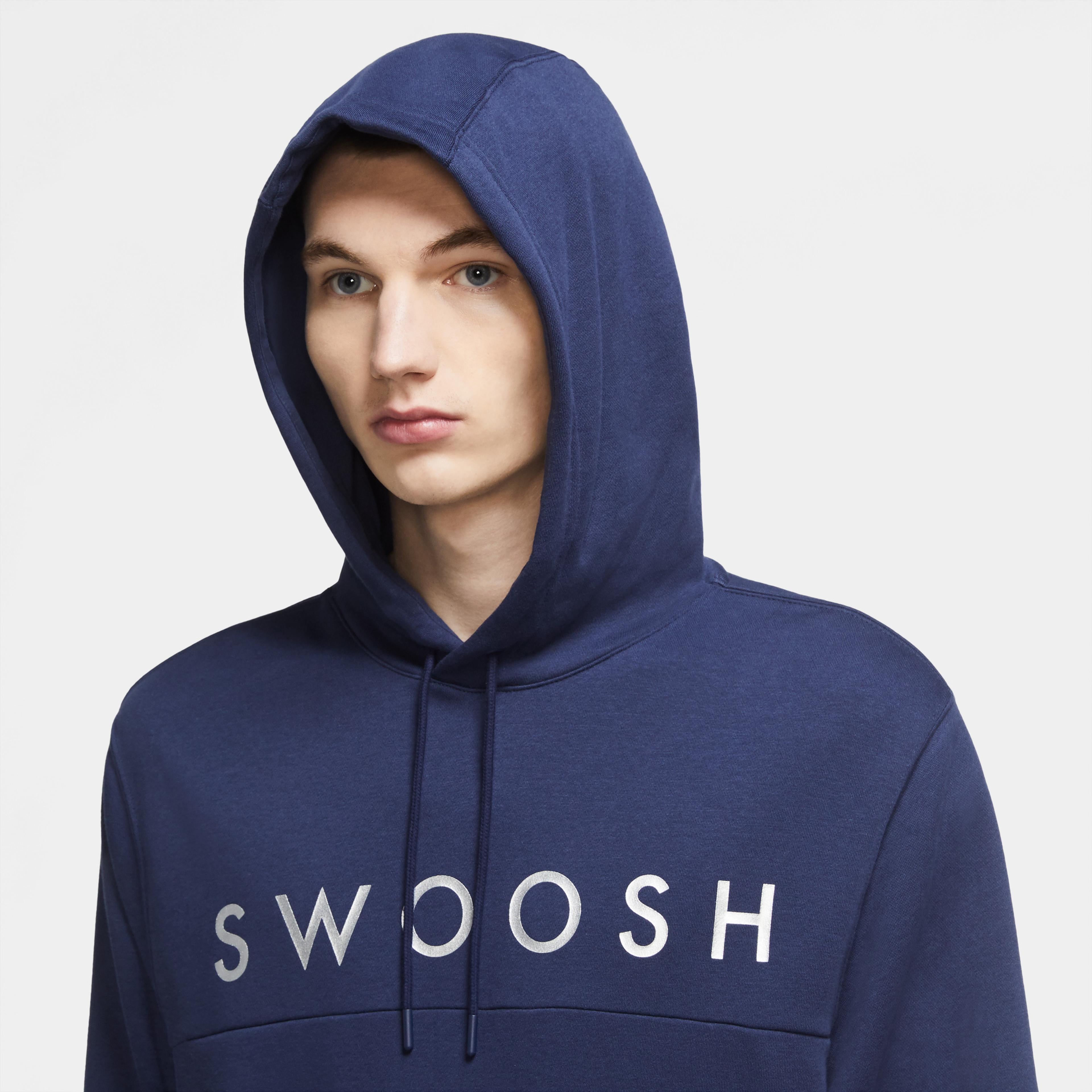 Nike Sportswear Swoosh Erkek Lacivert Sweatshirt