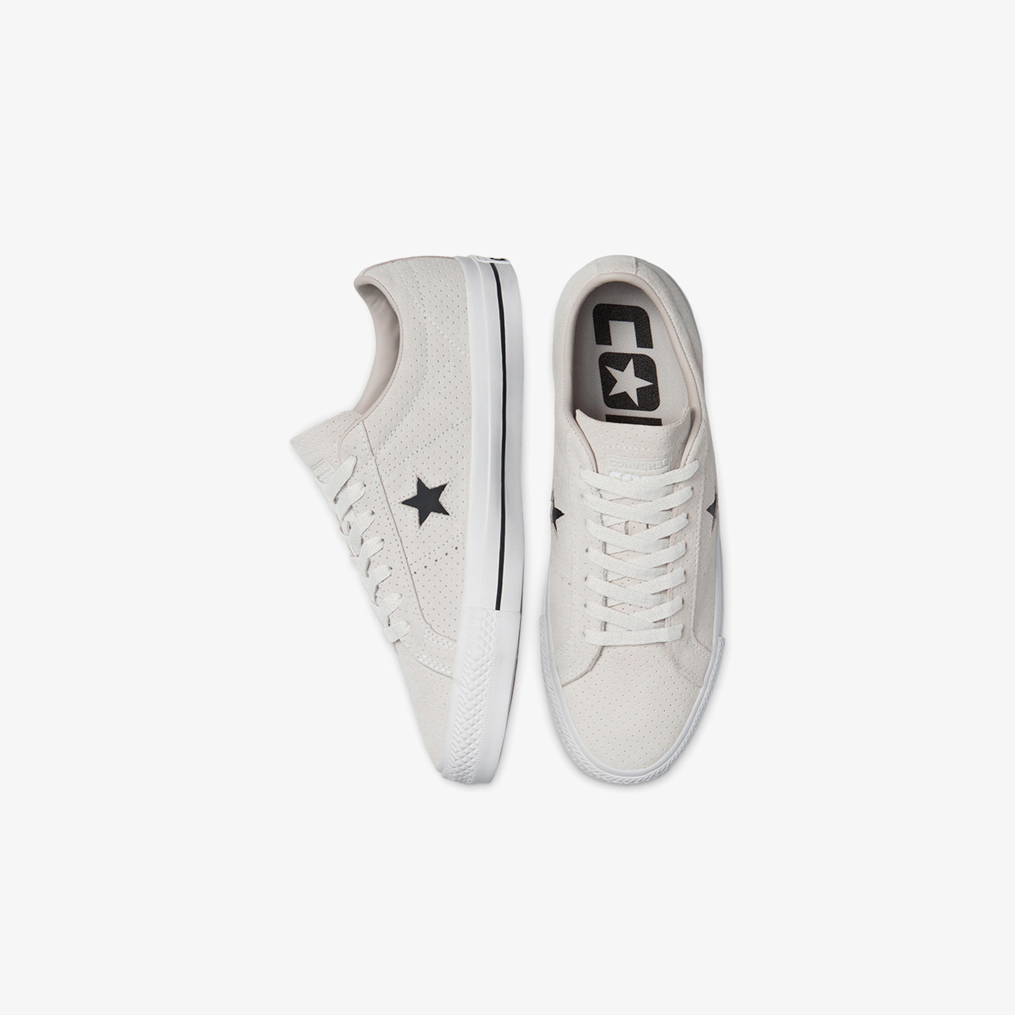 Converse One Star Pro Perf Suede Unisex Gri Sneaker