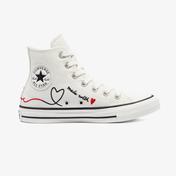Converse Valentine's Day Chuck Taylor All Star Hi Kadın Beyaz Sneaker