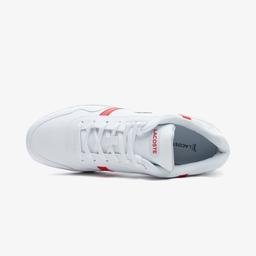Lacoste T-Clip 0721 2 Sma Erkek Beyaz - Kırmızı Spor Ayakkabı