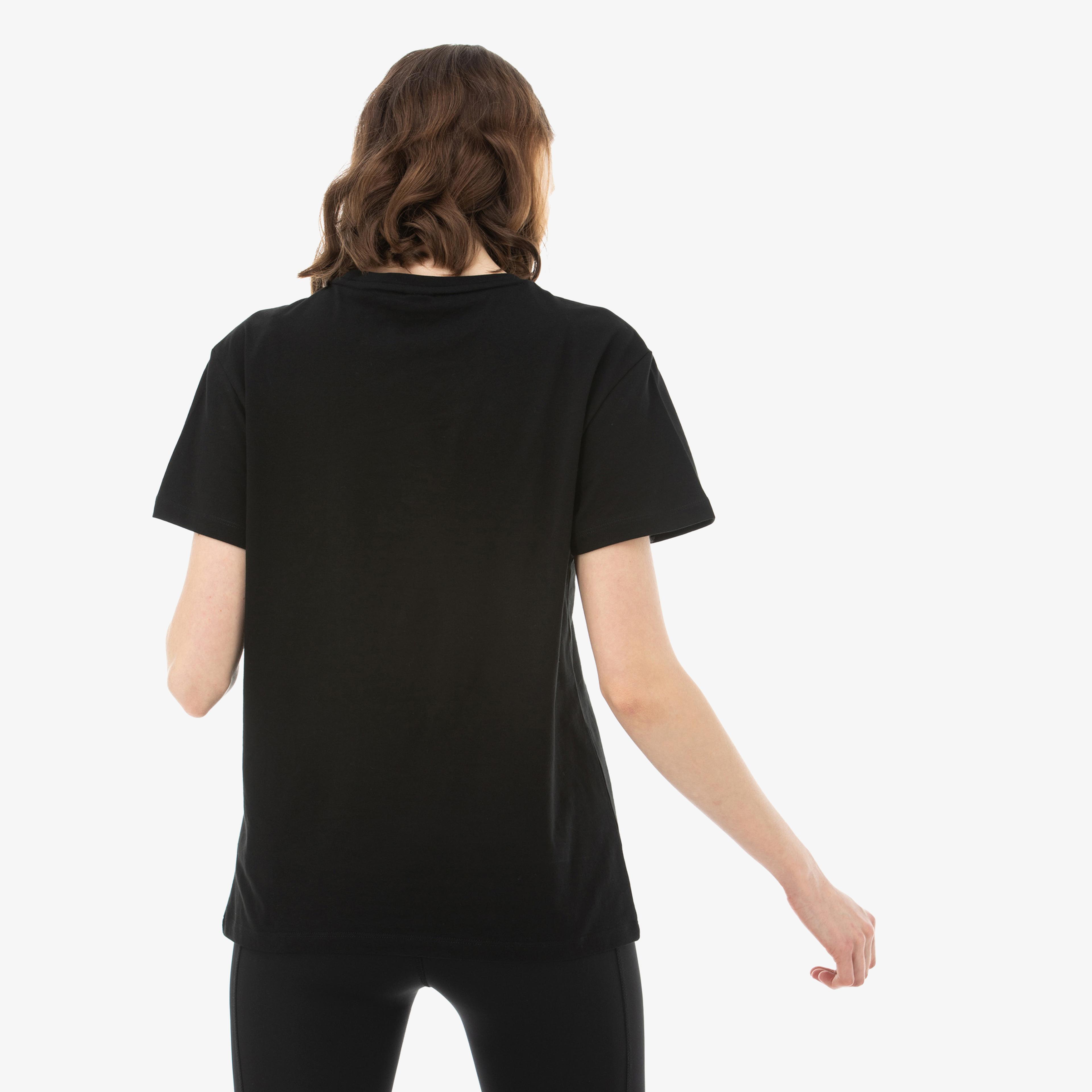 Puma Classics Logo Kadın Siyah T-Shirt