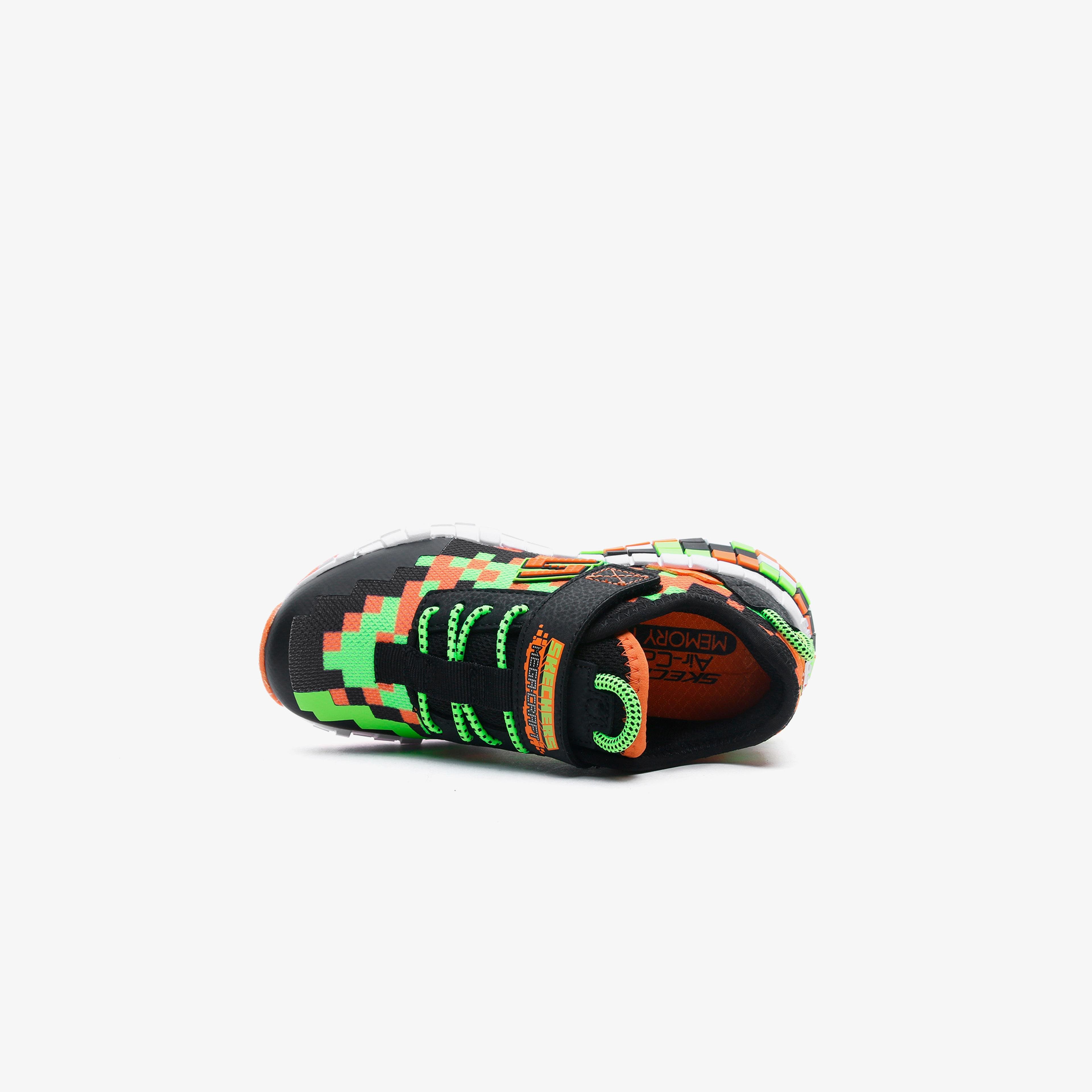Skechers Mego Craft Çocuk Siyah-Yeşil Spor Ayakkabı