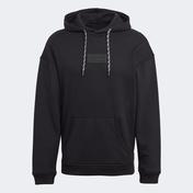 adidas R.Y.V. Silicone Double Linear Badge Erkek Siyah Sweatshirt