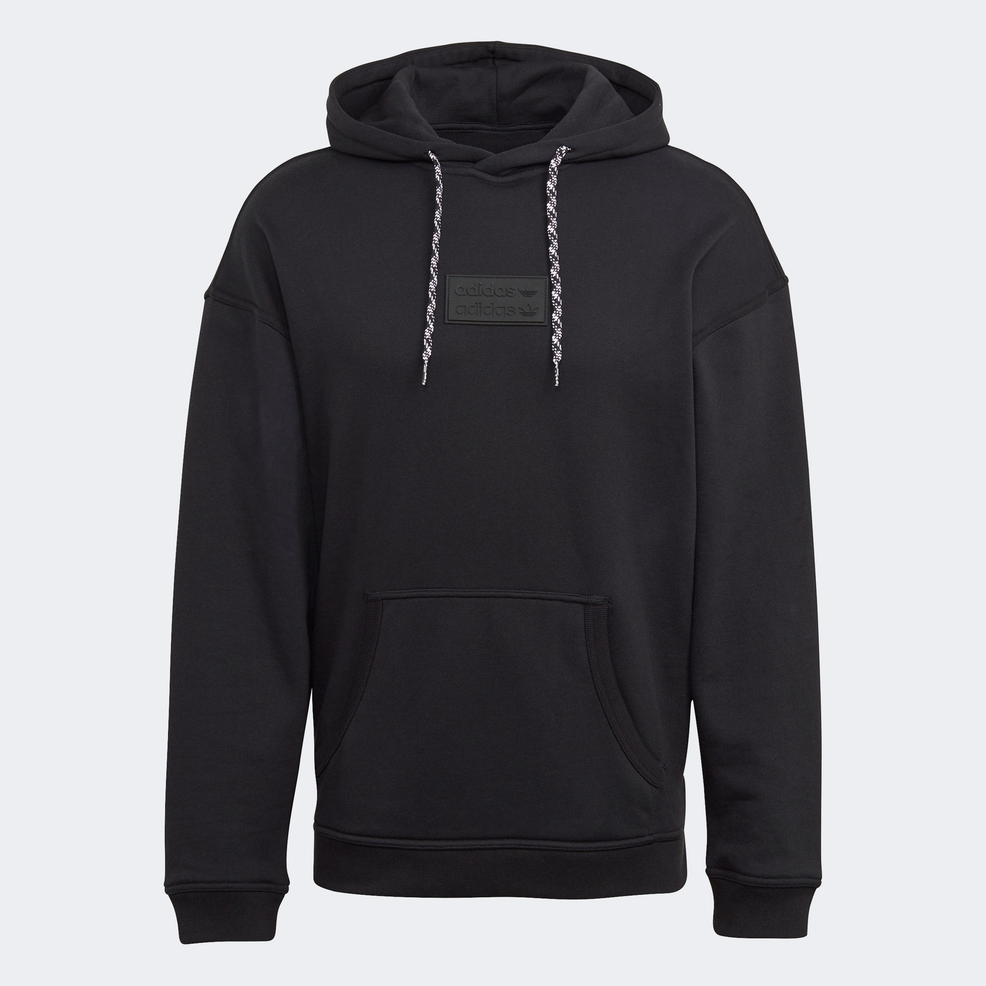 adidas R.Y.V. Silicone Double Linear Badge Erkek Siyah Sweatshirt