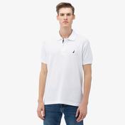 Nautica Erkek Classic Fit Beyaz Polo