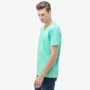 Nautica Erkek Yeşil V-Yaka T-Shirt