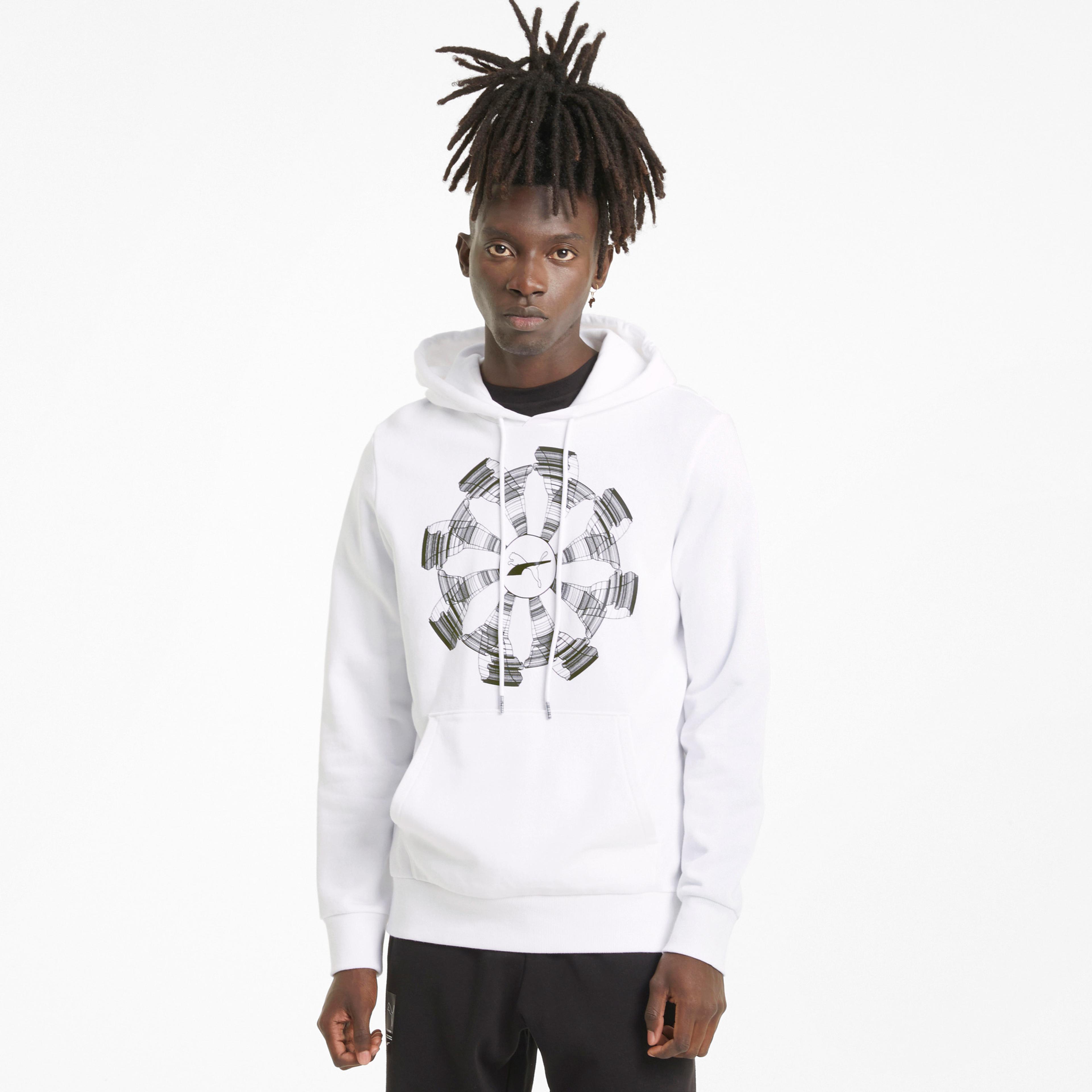 Puma Avenir Erkek Beyaz Sweatshirt