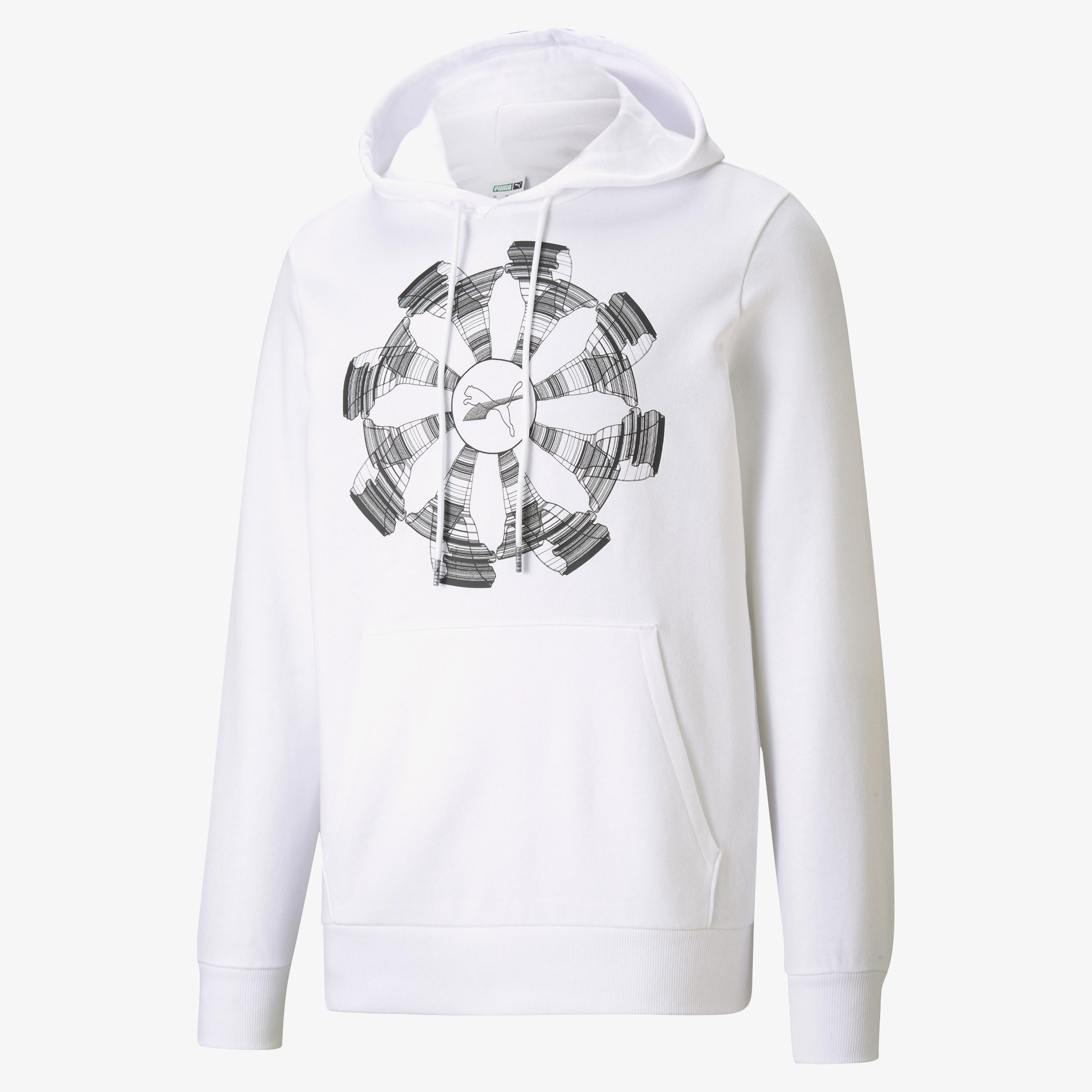 Puma Avenir Erkek Beyaz Sweatshirt