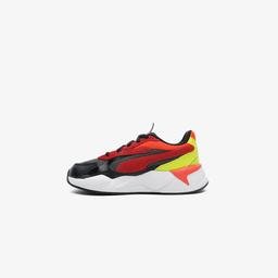 Puma RS-X³ Neon Flamme Çocuk Siyah Spor Ayakkabı