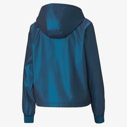 Puma Train Warm Up Shimmer Kadın Mavi Ceket