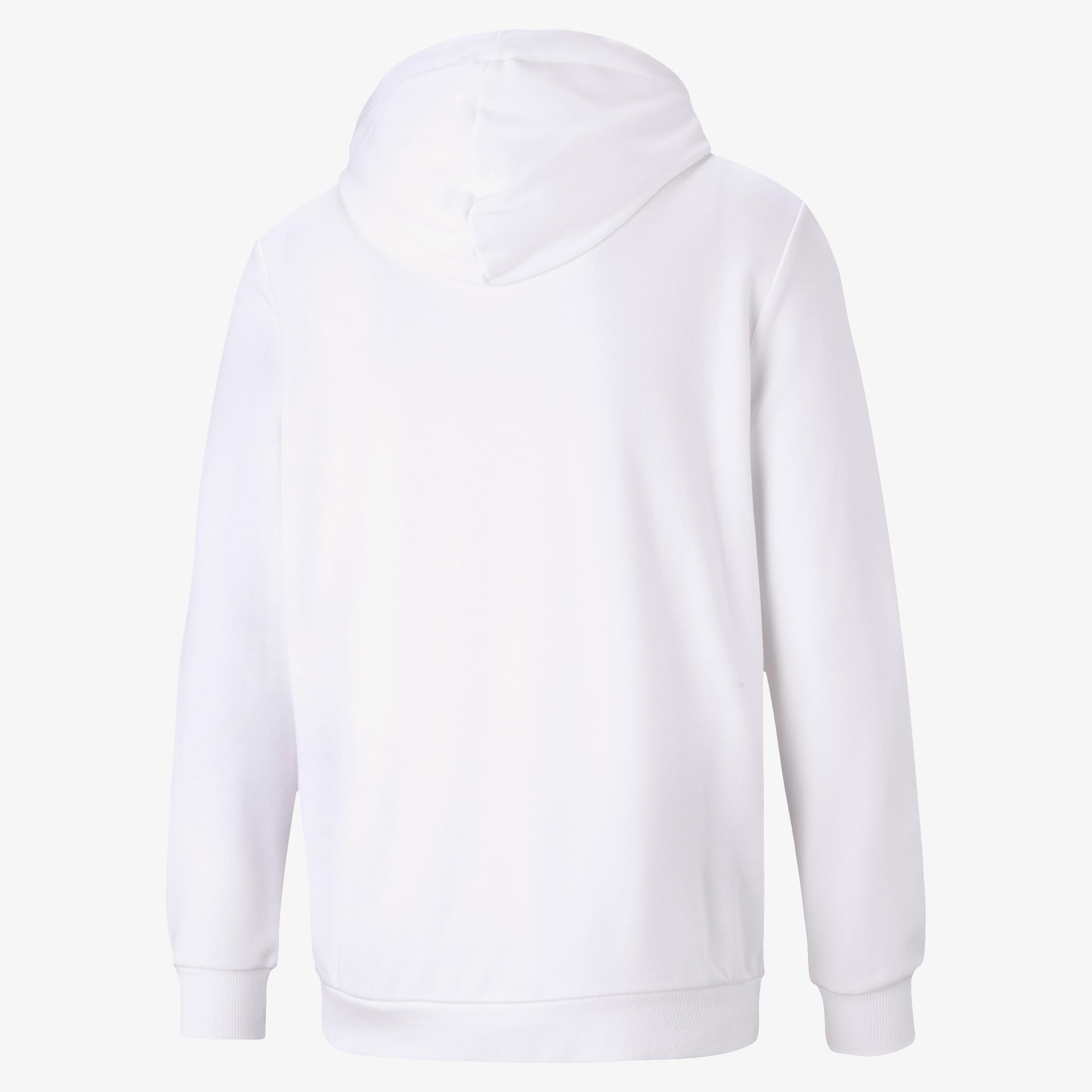 Puma ESS Big Logo Erkek Beyaz Sweatshirt