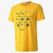 Puma Club Graphic Erkek Sarı T-Shirt