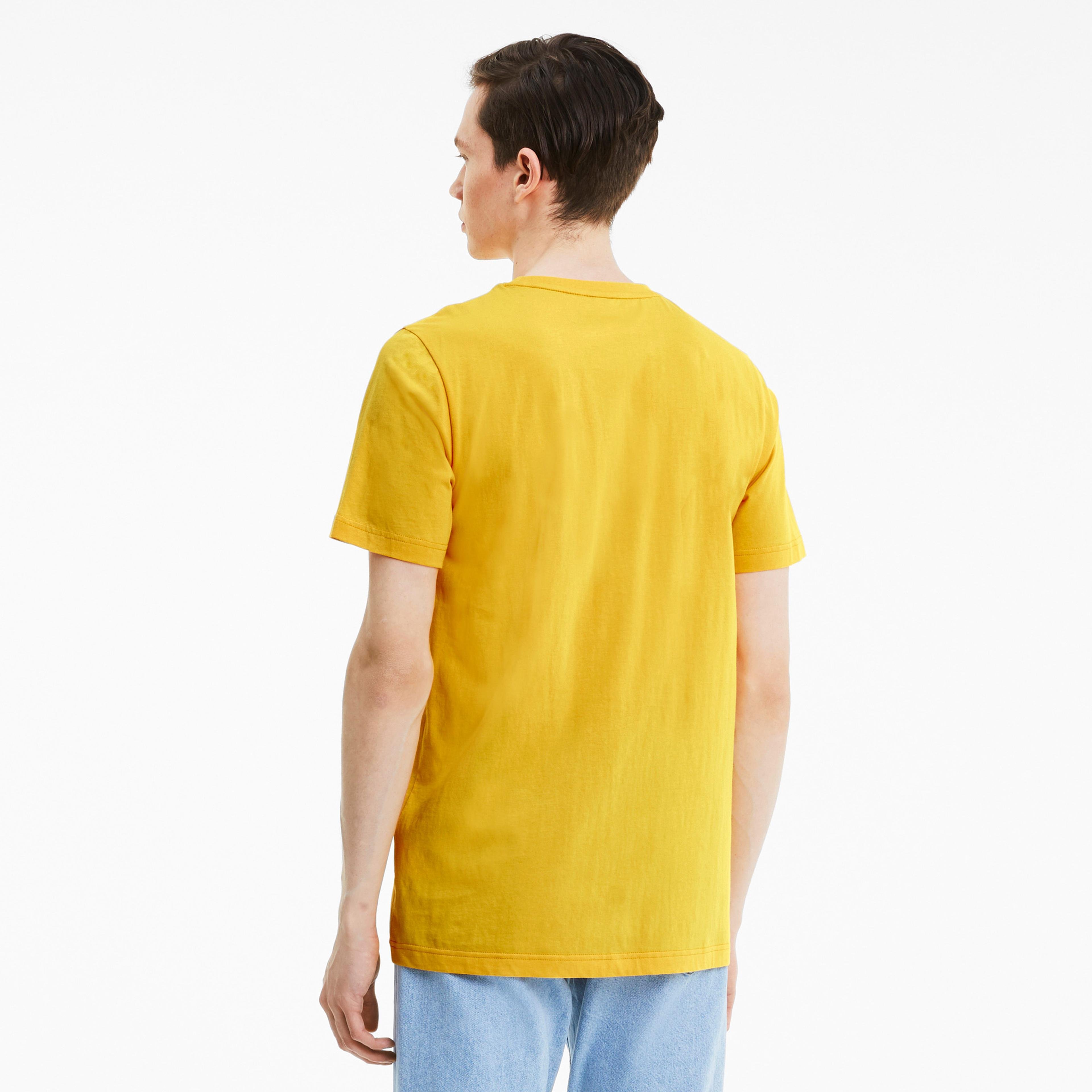 Puma Club Graphic Erkek Sarı T-Shirt
