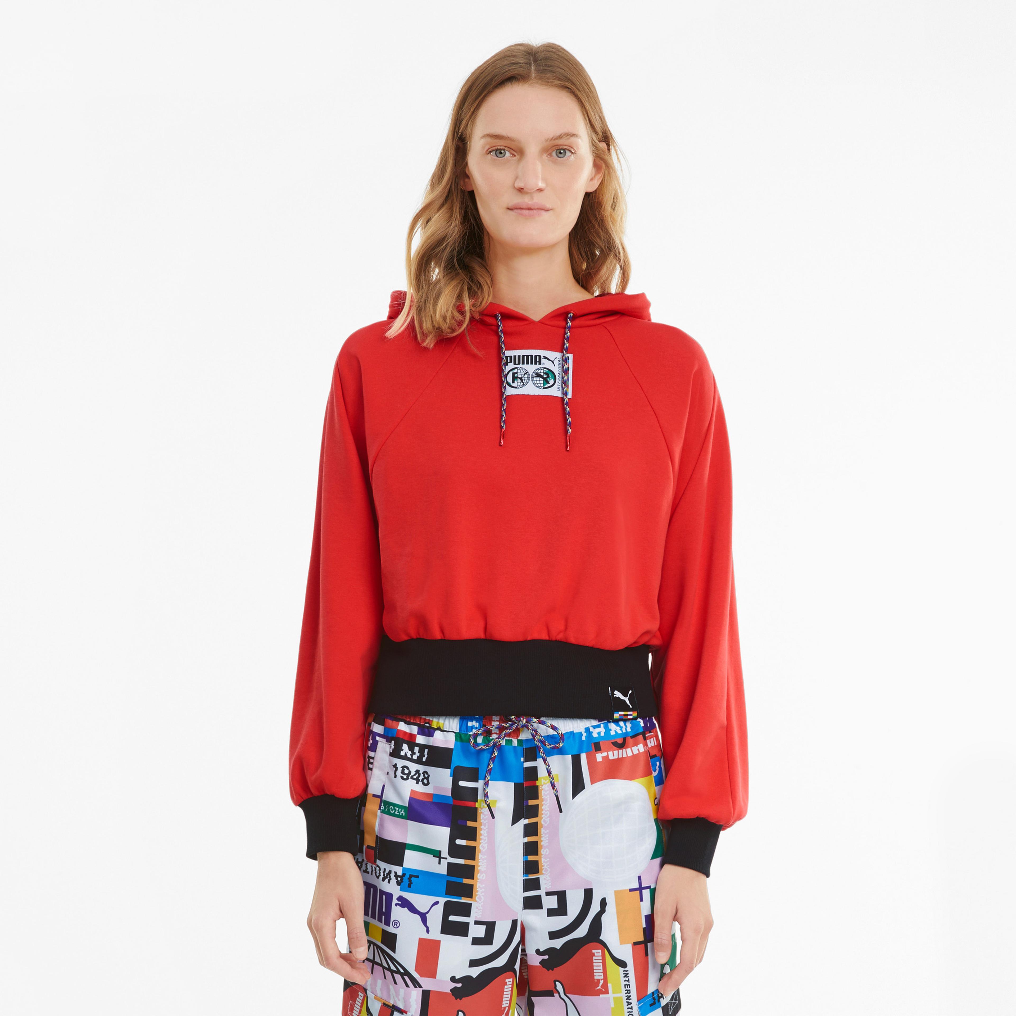 Puma International Kadın Kırmızı Sweatshirt