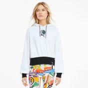 Puma International Kadın Beyaz Kapüşonlu Sweatshirt