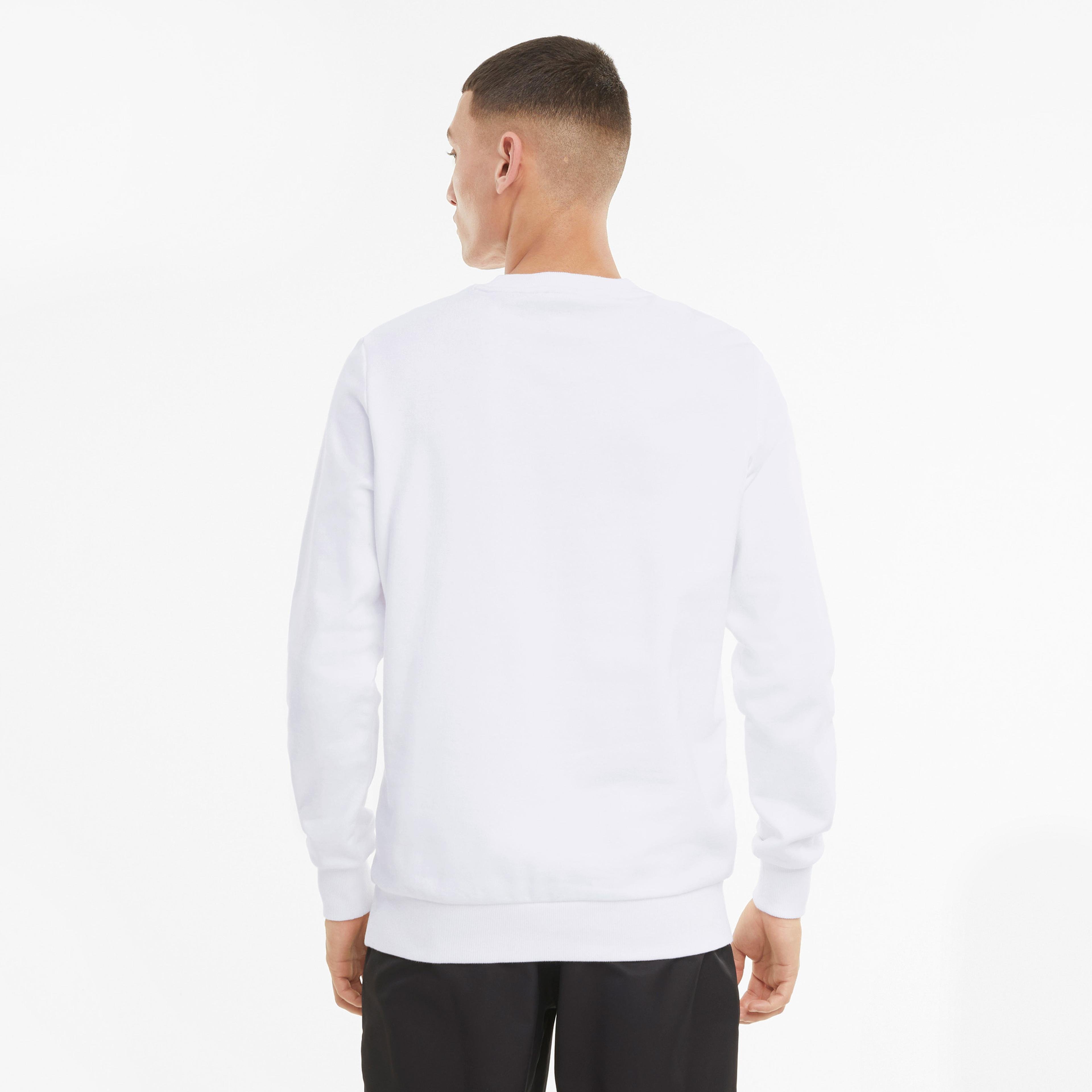 Puma International Graphic Erkek Beyaz Sweatshirt