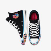 Converse Chuck Taylor All Star Marbled Mash-Up Hi Kadın Siyah Sneaker