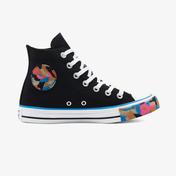 Converse Chuck Taylor All Star Marbled Mash-Up Hi Kadın Siyah Sneaker