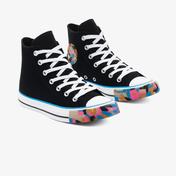 Converse Chuck Taylor All Star Marbled Mash-Up Hi Kadın Siyah Sneaker