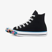 Converse Chuck Taylor All Star Marbled Mash-Up Hi Kadın Siyah Sneaker